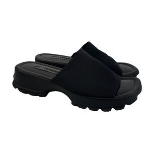 No Boundaries Marilyn Stretch Slide Sandal Chunky Y2K 90s Black Slip On Women 11